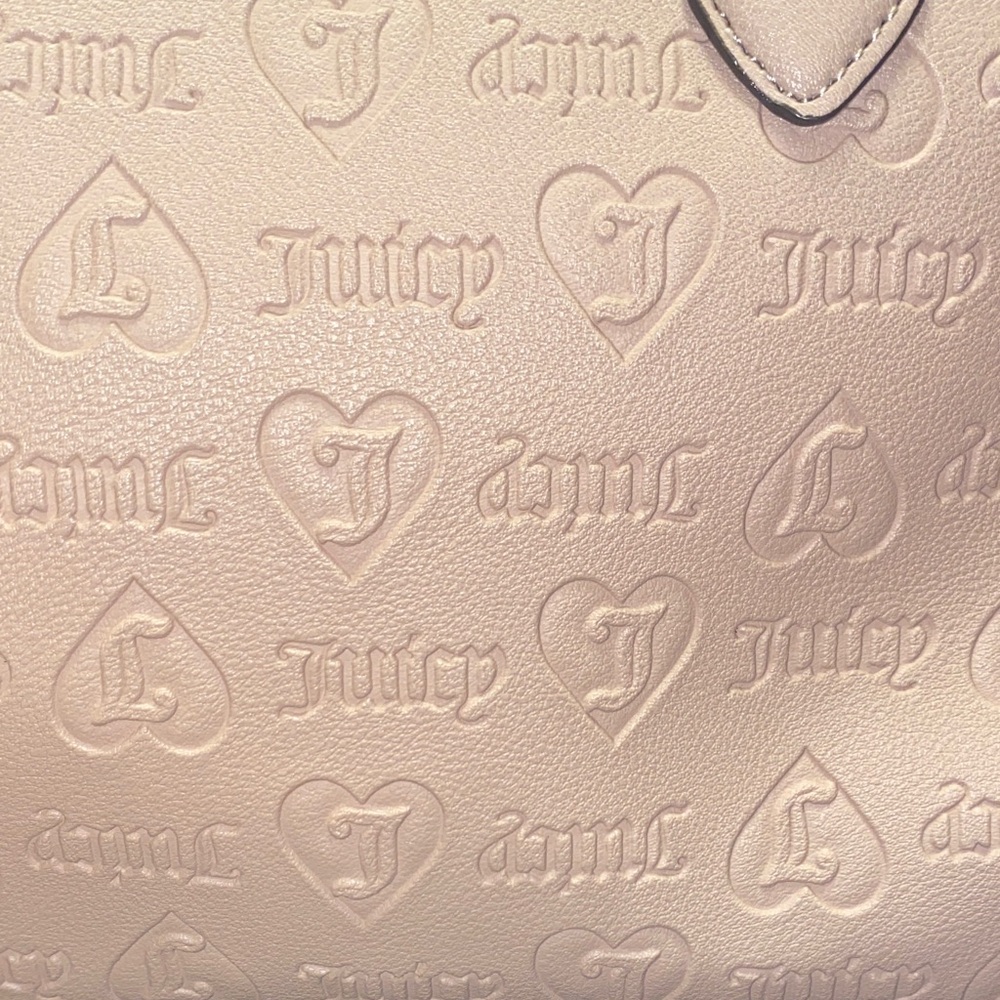 NWT. Juicy Couture Beige Upgrade U Mini Tote - Picture 7 of 15